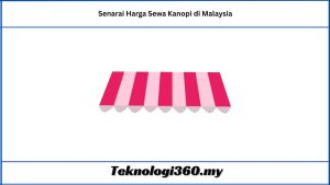 Senarai Harga Sewa Kanopi